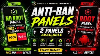 🔥 BEST ANTI-BAN PANELS 2026 | NO ROOT & ROOT PANEL AVAILABLE 😱