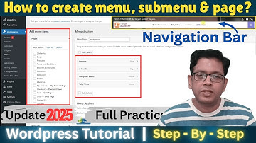 How to Create Navigation Menus in WordPress (Beginner Tutorial) #wordpress