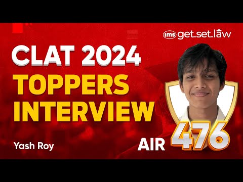 CLAT 2024 Topper AIR 19 - Divyansh Bora Interview