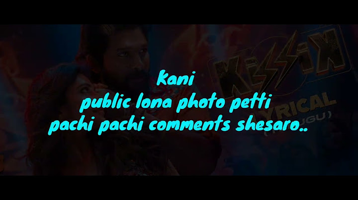 Kissik (Telugu song lyrics) Pushpa 2 The Rule/Allu Arjun/ Srileela/ Devi sri prasad