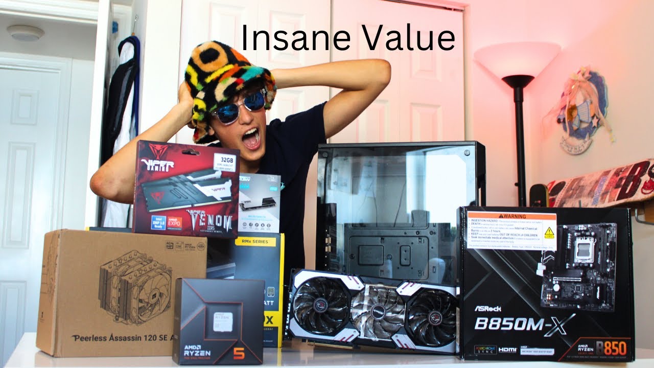 Building the BEST Budget $1,000 Gaming PC! (Ryzen 7600 + 6900 XT) - Full Guide