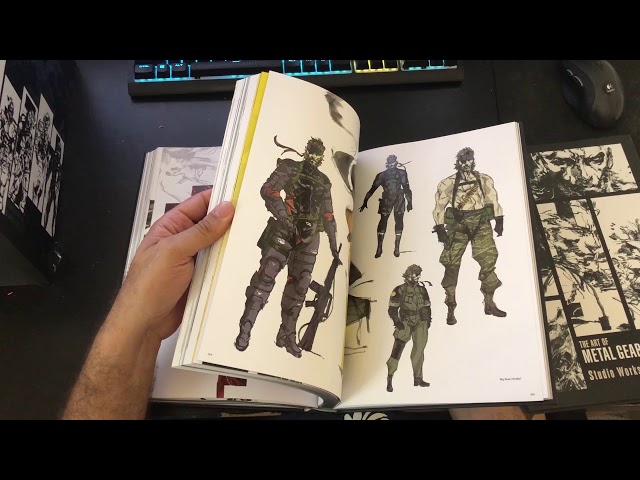 The Art of Metal Gear Solid I-IV Hardcover - YouTube