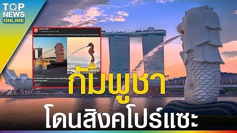 โซเชียลกัมพูชานึกว่าสื่อสิงคโปร์ชื่นชมม้าน้ำกำปอต แต่ที่แท้... | EVERGREEN