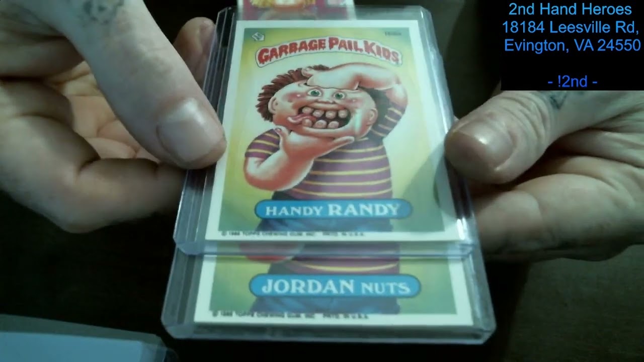 E10 - Sleeving And Top Loading 900+ OS1 Garbage Pail Kids