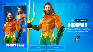 Unlocking AQUAMAN SKIN for FREE in Fortnite Season 3 Chapter 2!