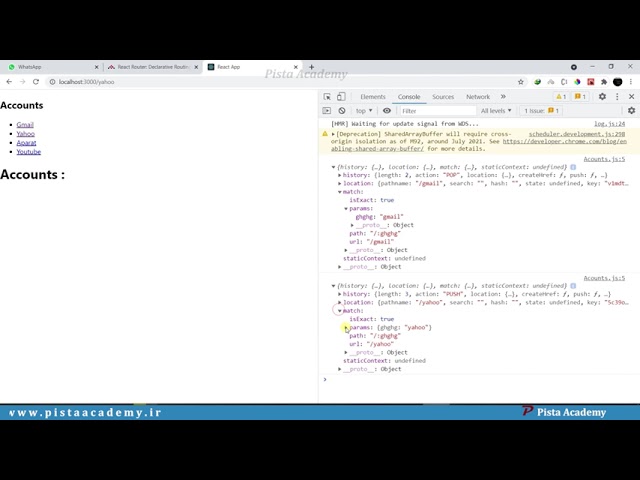 آموزش React Router - جلسه ششم
