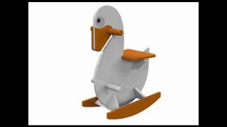 make yourself the rocking duck "DUCKY" with macabann http://www.macabann.com purpose the diy plan and fully illustrated tutorial to make yourself this rocking duck for yours children with