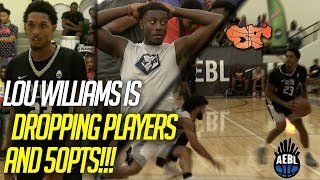 Lou Williams Dropping Players & 50 Ball At Aebl Championship Game