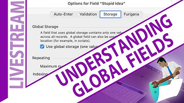 Claris FileMaker Understanding Global Fields with Nick Hunter