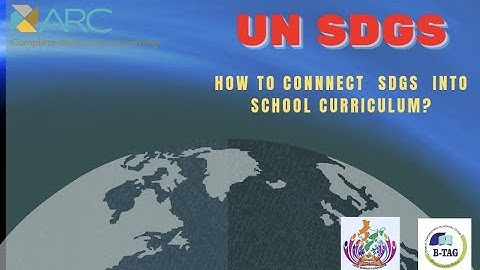 UN SDGs: Integrating SDGs into School Curriculum