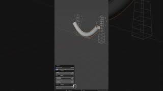 Curve Extra Objects: Catenary #blender3d #blender #tutorial