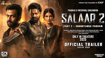 Salaar 2 - Official Trailer | Prabhas | South Trailer | Salaar 2 Teaser Trailer | Salaar 2 Trailers