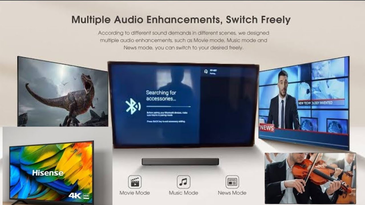 Hisense Tv Mit Bluetooth Kopfhörer Verbinden How to connect Hisense Smart Tv to your Bluetooth speaker (Woofer) #