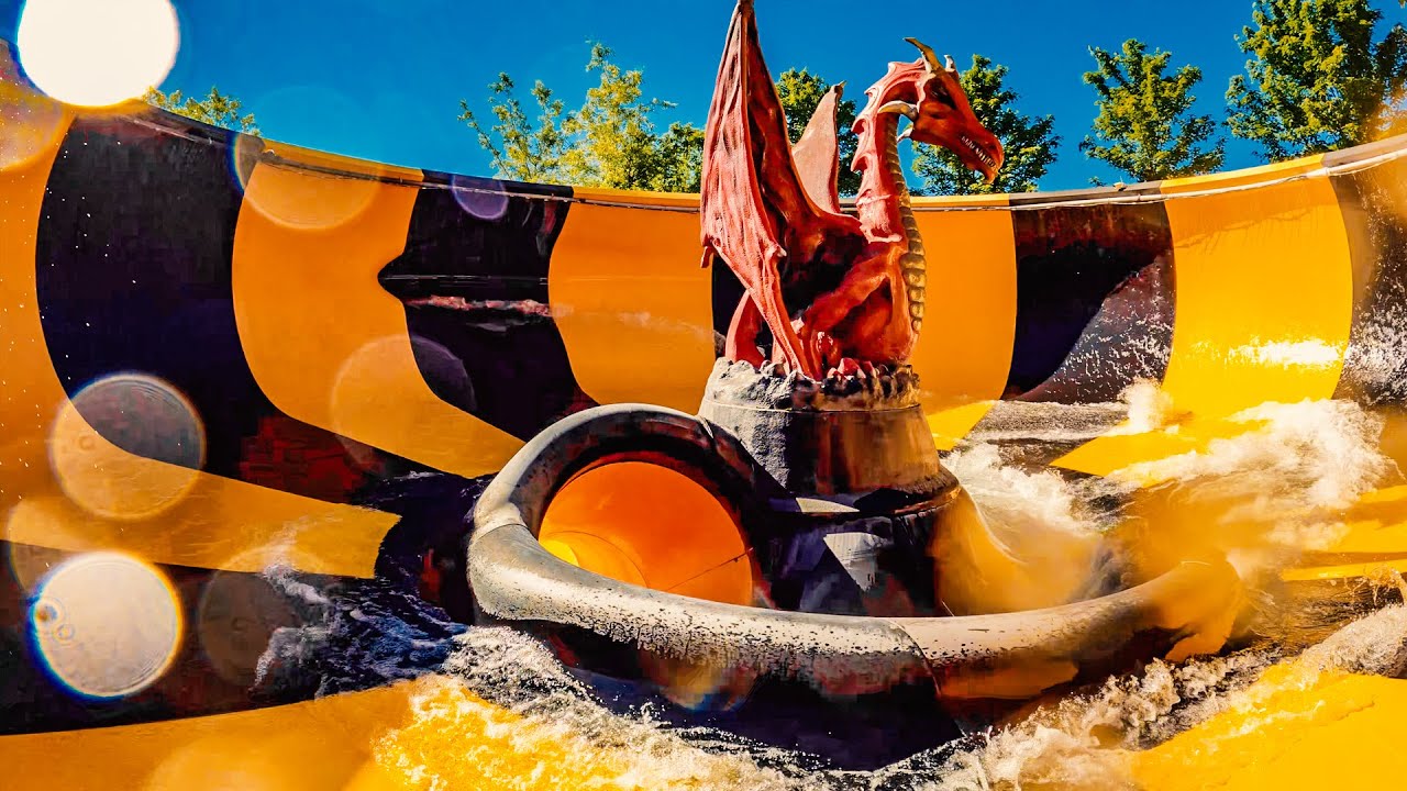 Wet 'n Wild Greensboro Dragon's Den Bowl Slide Trichterrutsche