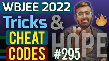WBJEE 2022: Intelligent Guessing Tricks🔥🔥🔥| Tricks & Cheat Codes #295 #wbjee2022 #wbjee