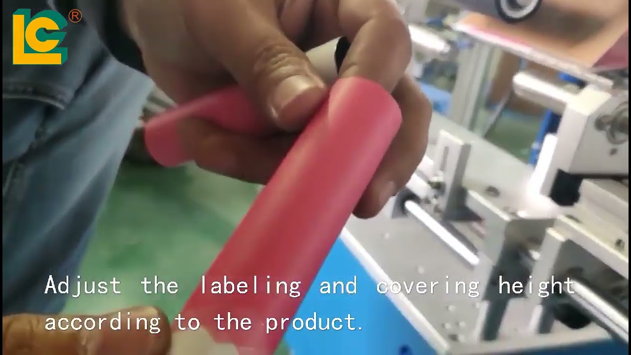 Hose labeling machine