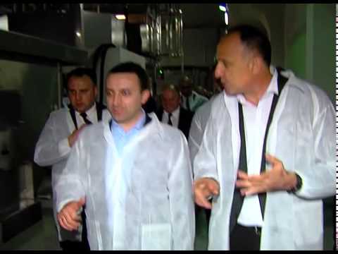 პრემიერ მინისტრი „ბორჯომის\" N1 ჩამომსხმელ ქარხანაში