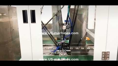 Small bag sachet robot hand picking sorting feeding machine robot hand feeder