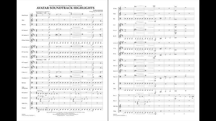 Avatar Soundtrack Highlights by James Horner/arr. ...