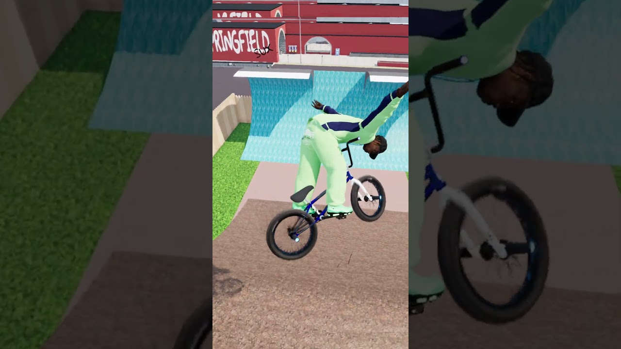NO WAY! Someone Added Simpsons Hit n Run Map In BMX Streets! 