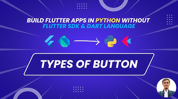Types of Button in Python - Flet (Flutter App Development) | Urdu/Hindi