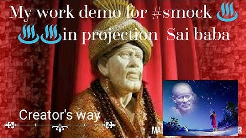 #projection #mapping #Sai #baba by #Creator