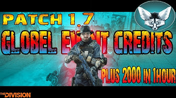 THE DIVISION GLOBAL EVENT CREDITS FASTEST WAY TO GET THEM 2000+ IN UNDER 1 HOUR