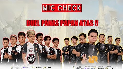 MIC CHECK RRQ HOSHI VS ALTER EGO ESPORTS | MPL ID SEASON 9 WEEK 7 DAY 2