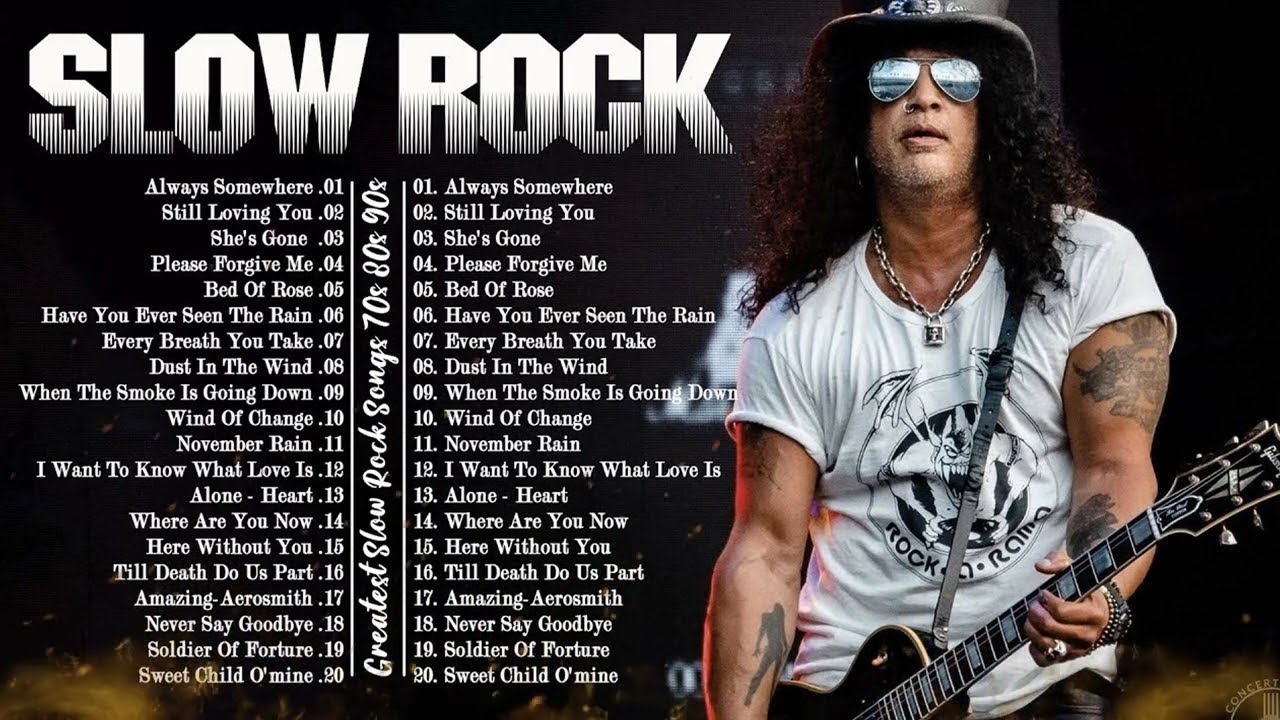 Air Supply, U2, Scorpions, Bon jovi, Guns N Roses, Aerosmith📀Slow Rock Love Song Nonstop 70s 80s 90