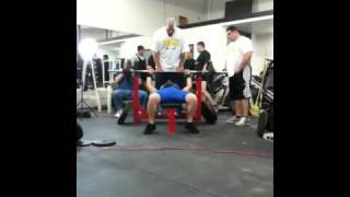 Video Thumbnail for 198lb class masters II Raw Bench