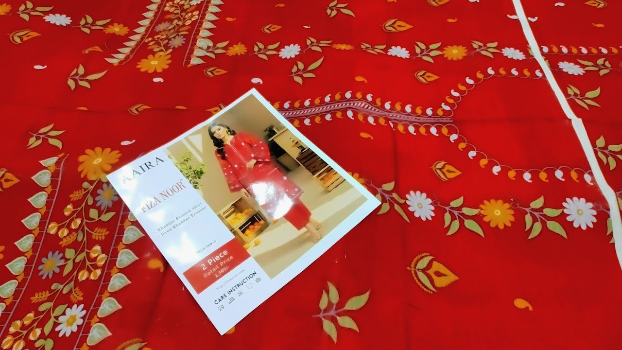 AAIRA KHADDAR 2PCS | FIZANOOR BRANDED SUITS AT SUPER WHOLESALE