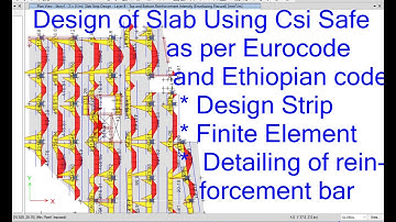 Design of flat slab  in 20 story building using CSI SAFE in Eurocode and Ethiopian code (part 25)