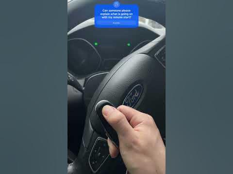 HELP!!! 2017 Ford Focus Remote Start/Stop not working. Shuts down