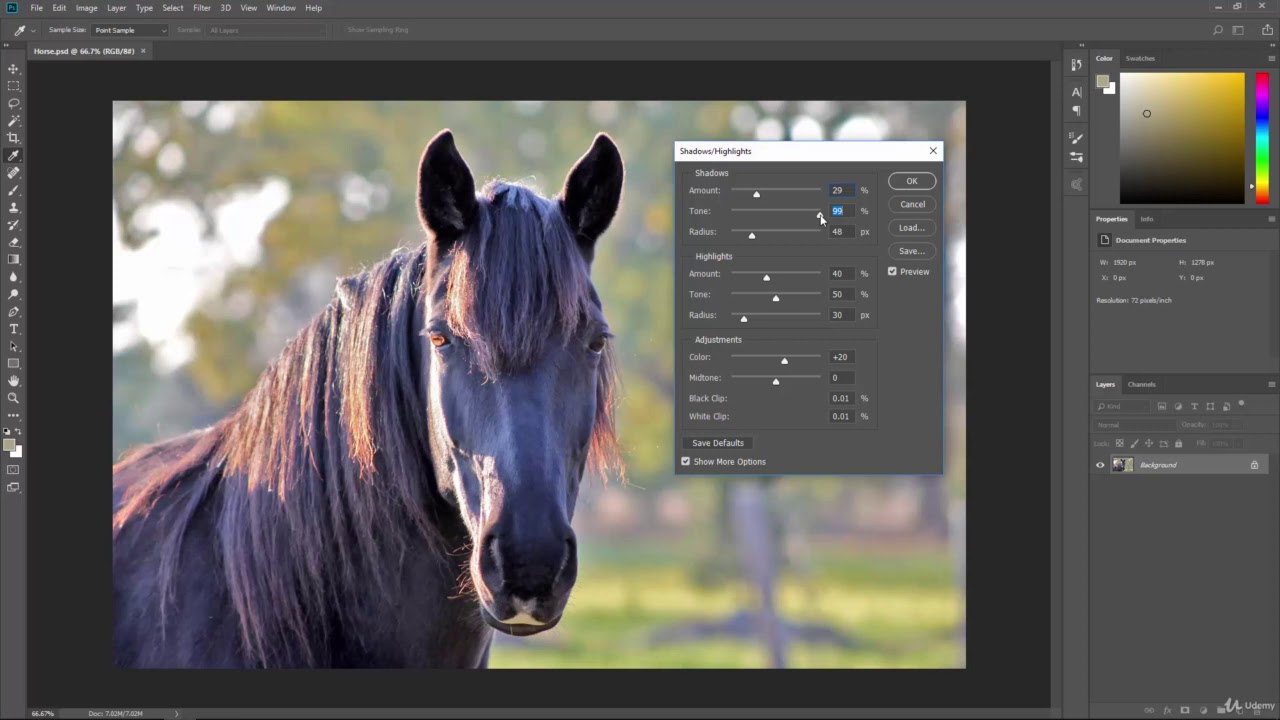 Working with Shadows and Highlights Adobe Photoshop CC Tutorial (Part ...