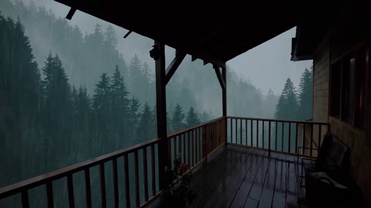 Lluvia Relajante para Dormir en 5 Minutos - Sonido de lluvia y truenos ...