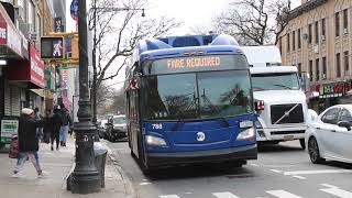 MTA NYCT: 2017 NFI XN40 CNG #788 on the B35-LTD to Brownsville departing Church Av/McDonald Av