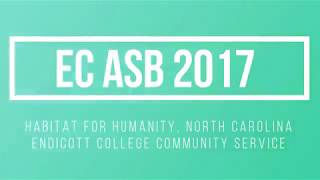 Habitat for Humanity Alternative Spring Break 2017