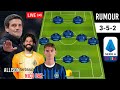 INTER MILAN PREDICTED LINEUPS WITH ALLISON BECKER NICO PAZ INTER MILAN RUMOUR TRANSFER 2026