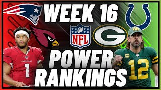 Week 16 NFL Power Rankings: Packers, Colts, & Cowboys RISE | Cardinals & Patriots FALL