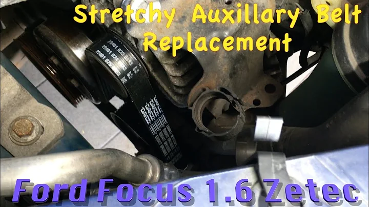 Easy Steps to Replace Auxiliary Belts on Ford Focus 1.6 Zetec