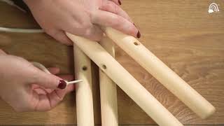 Haus Projekt Kids Teepee Tent Assembly Instructions - How To Setup