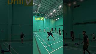 drill✅️ #badminton #dothingsyoudontwanttodo #creator #badmintonlovers #butifyoucloseyoureyes