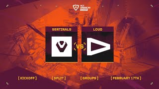 Sentinels vs. LOUD - VCT Americas Kickoff - Group Stage D2 - Map 1