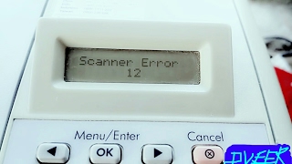 Hp 1005 printer scanner Error 12 easy repair solution