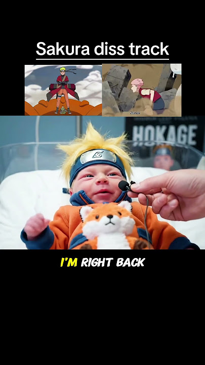 Baby Naruto raps about Sakura… 😱#narutovlogs #aibaby #narutomemes