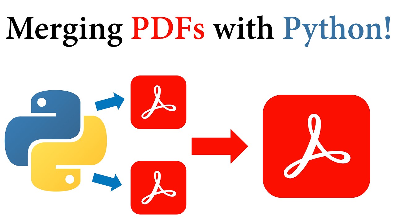Merging PDFs with Python! - YouTube