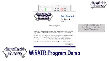 Wi-Fi Controlled ATR Software Demo at SuperDroid Robots