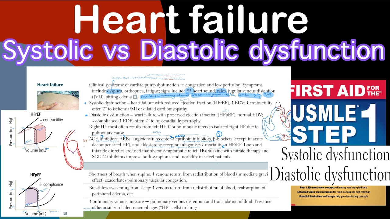 Heart failure- Systolic vs Diastolic dysfunction in Hindi/Urdu by first ...