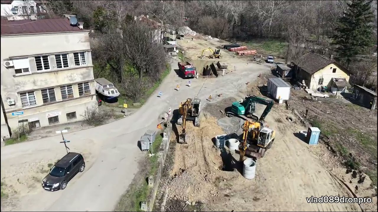 Bulevar Patrijarha Pavla u Rakovici - drin snimak
