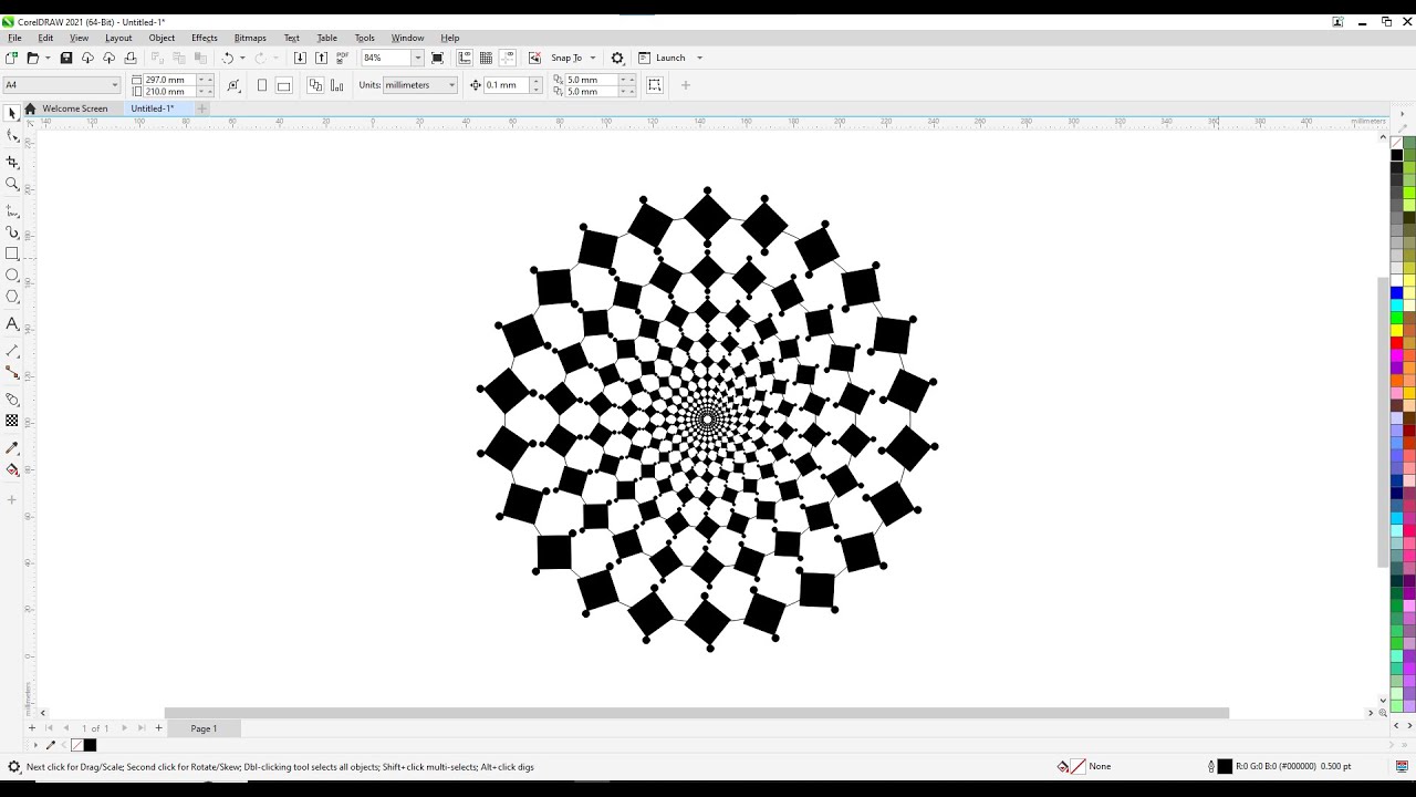 Quick & Short Vector Design in CorelDraw#coreldraw - YouTube